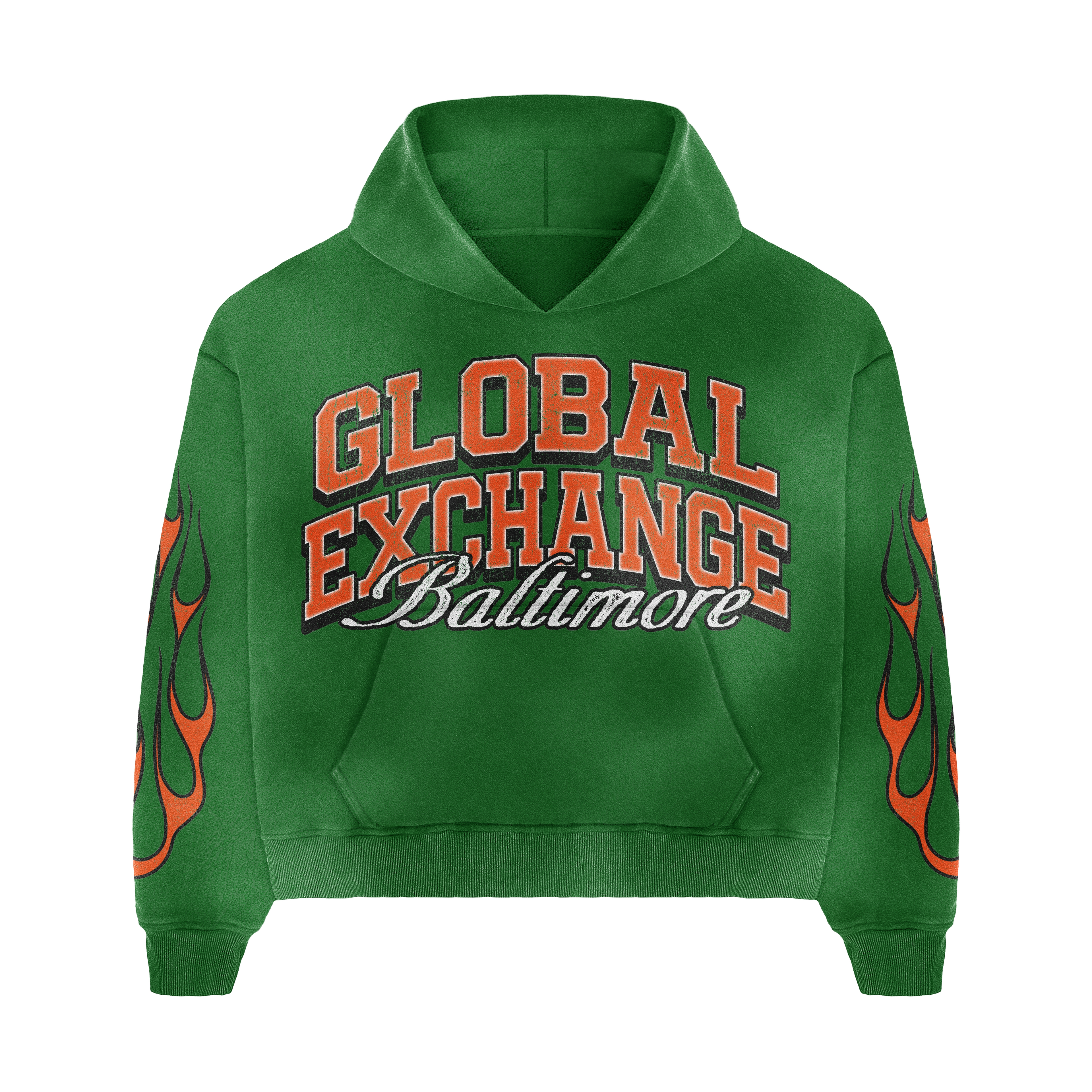 G.E.B GREEN HOODIE (PRE-ORDER)