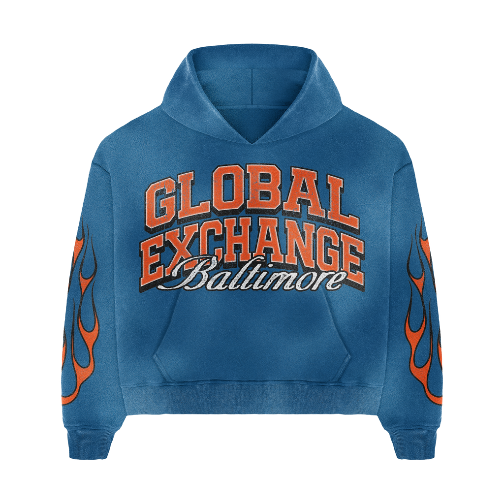 G.E.B BLUE HOODIE (PRE-ORDER)