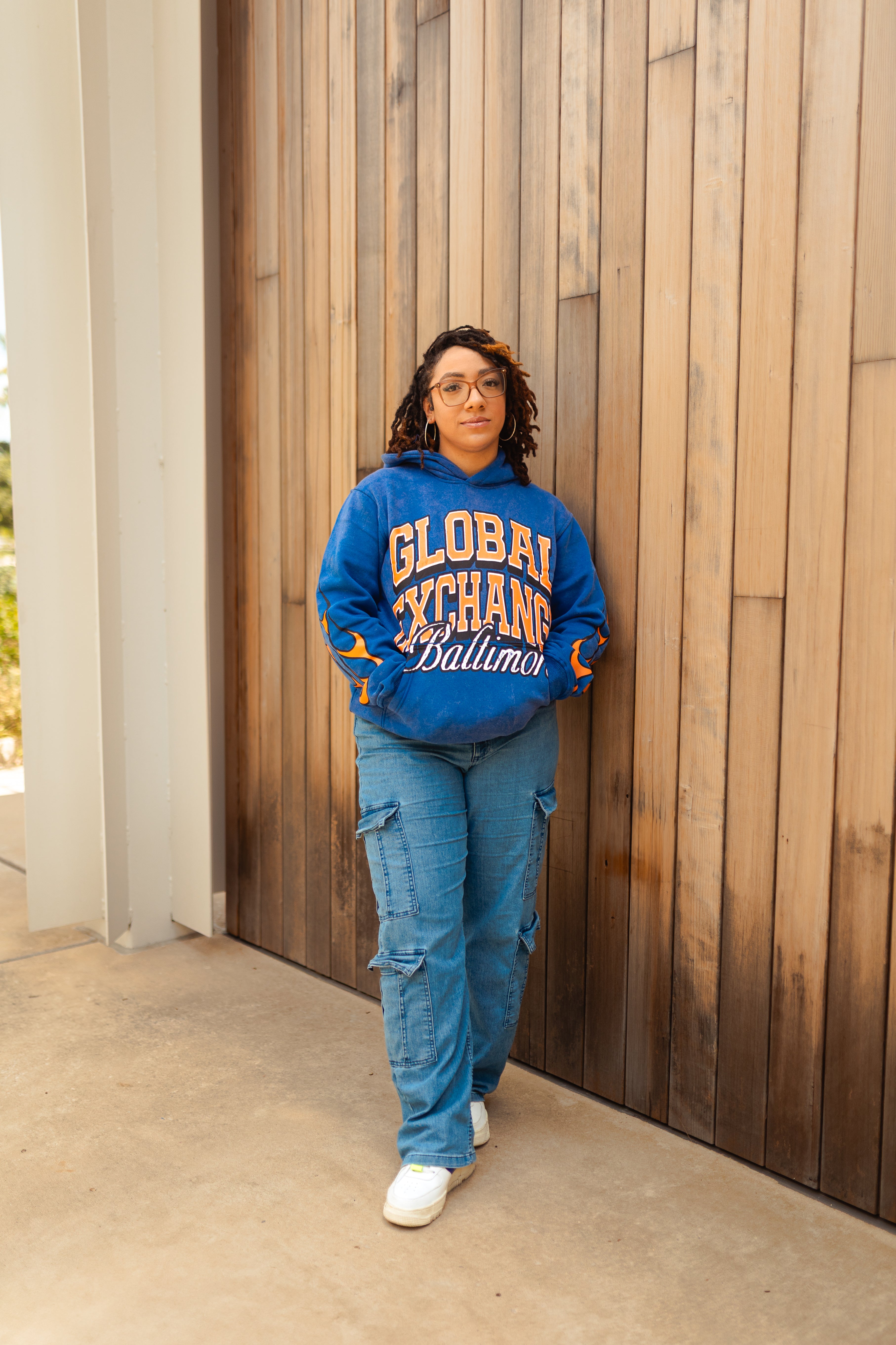 G.E.B BLUE HOODIE (PRE-ORDER)