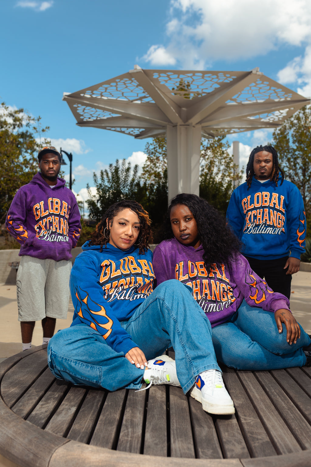 G.E.B BLUE HOODIE (PRE-ORDER)